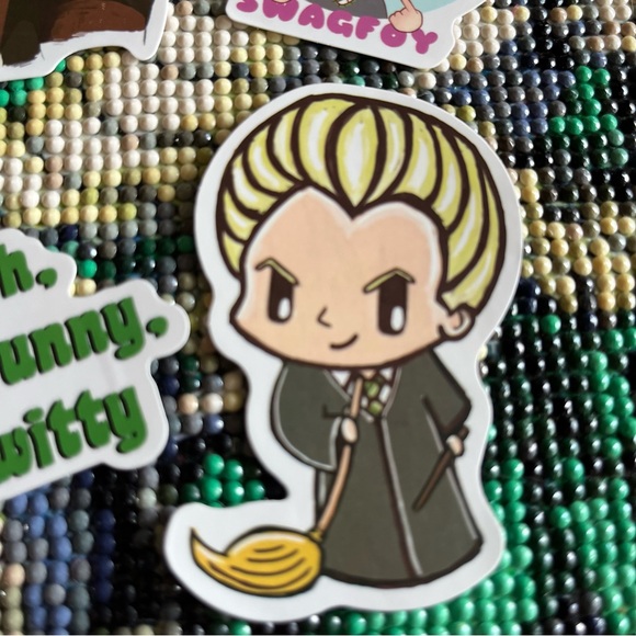 Bundle of 7 Draco Malfoy themed stickers - Picture 8 of 9